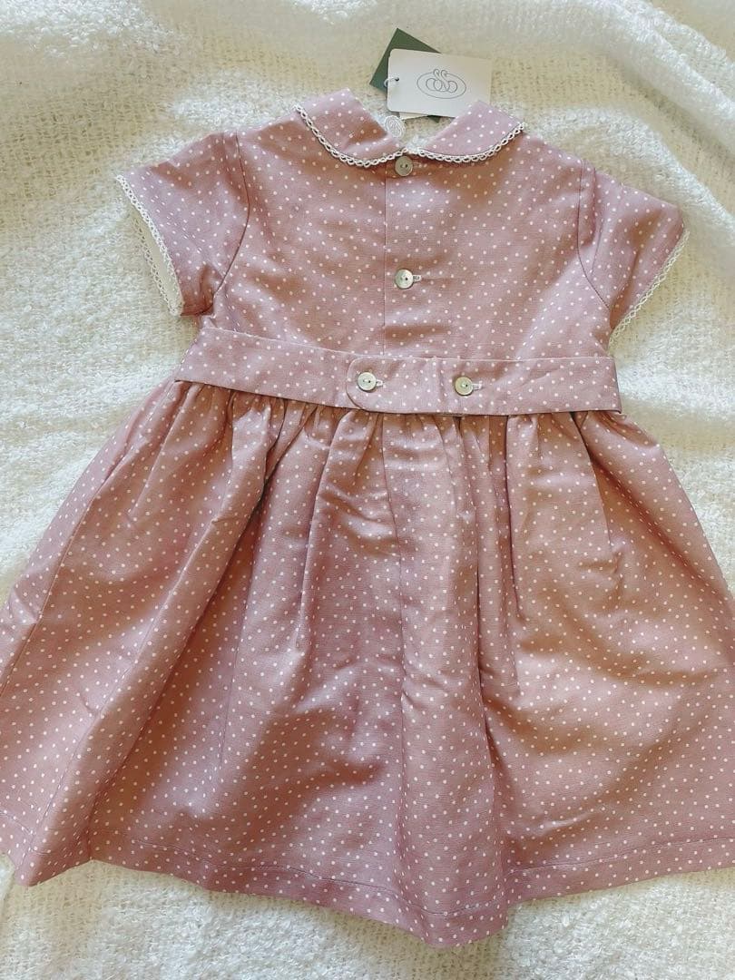 新品タグ付き値下げ中♡Amaia Kids ワンピース　ピンク　sansakae