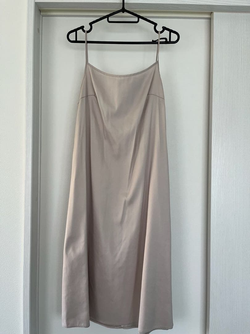 ANAYI ウールボイルパフスリーブフレアワンピース