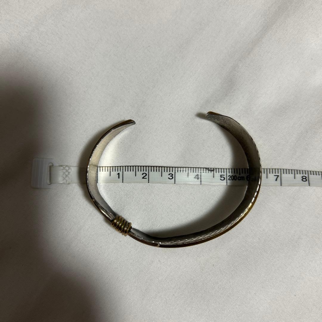 Navajo Indian Jewelry フェザー　バングル　sterling