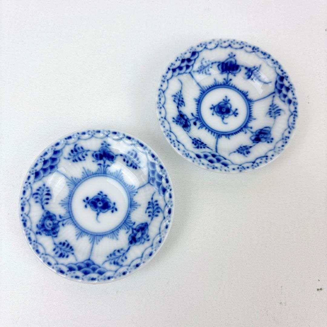 ☆美品☆ロイヤルコペンハーゲン　ハーフレース　豆皿　バタープレート　２枚セット☆