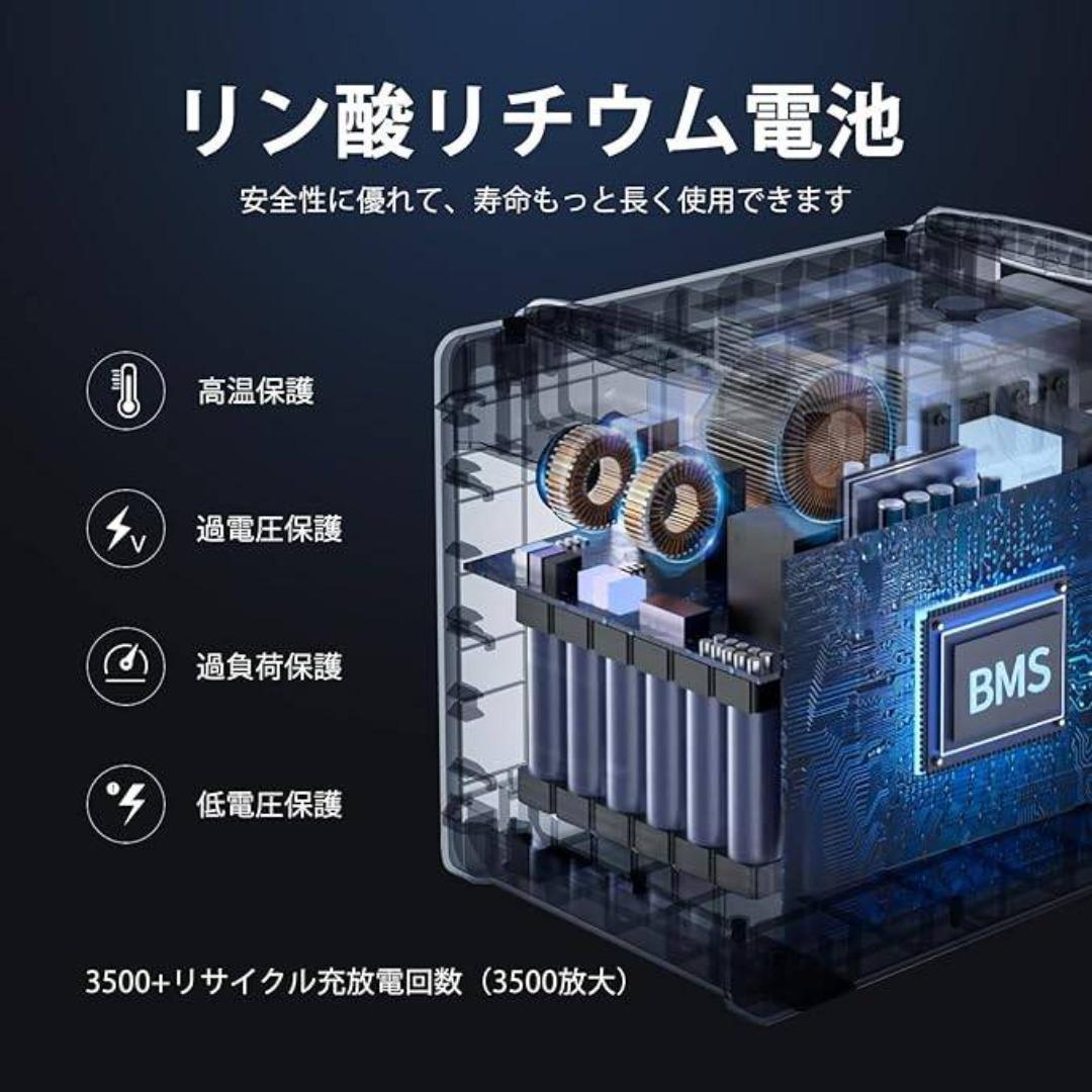 k*u様 お買い得 新品未開封　大容量 ポータブル電源 2300Wh Solar