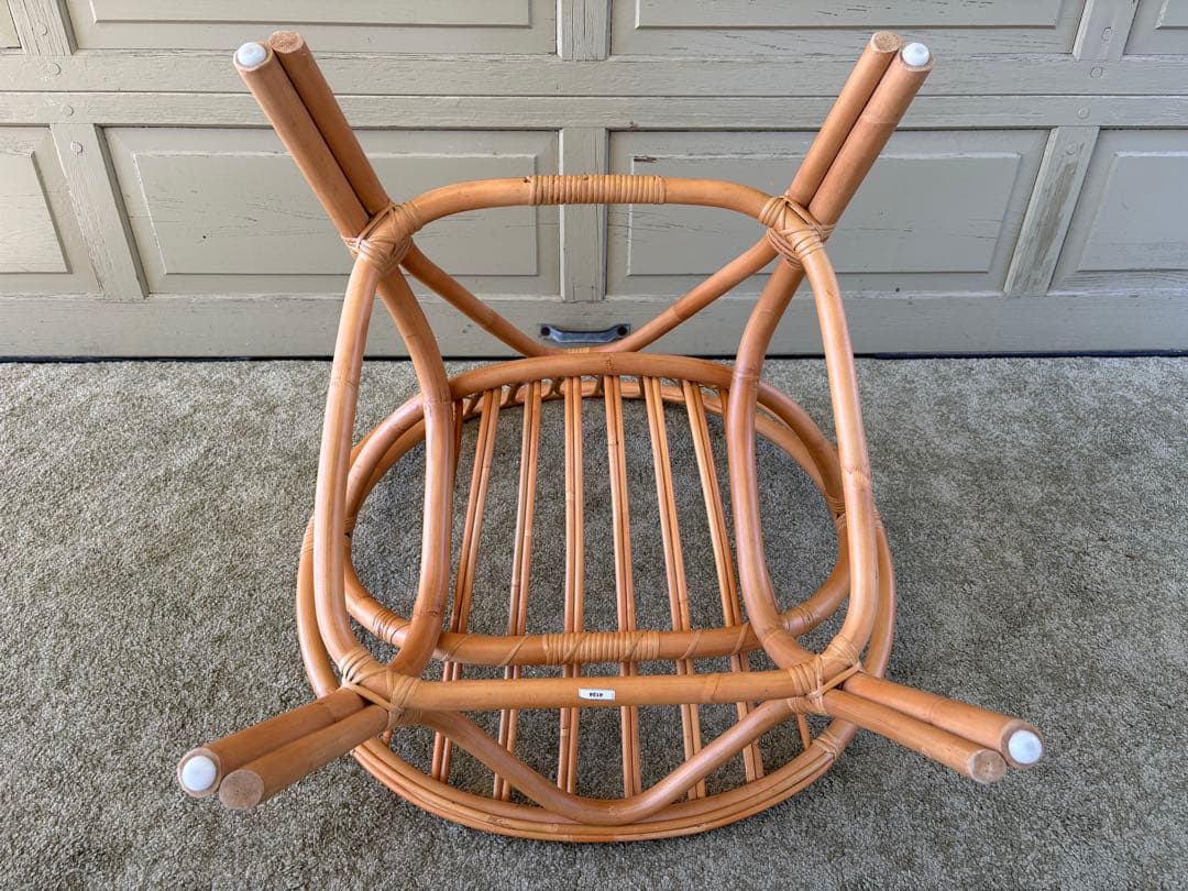 unico ウニコ CAGE カージュ ソファ 1シーター ラタンフレーム 美品