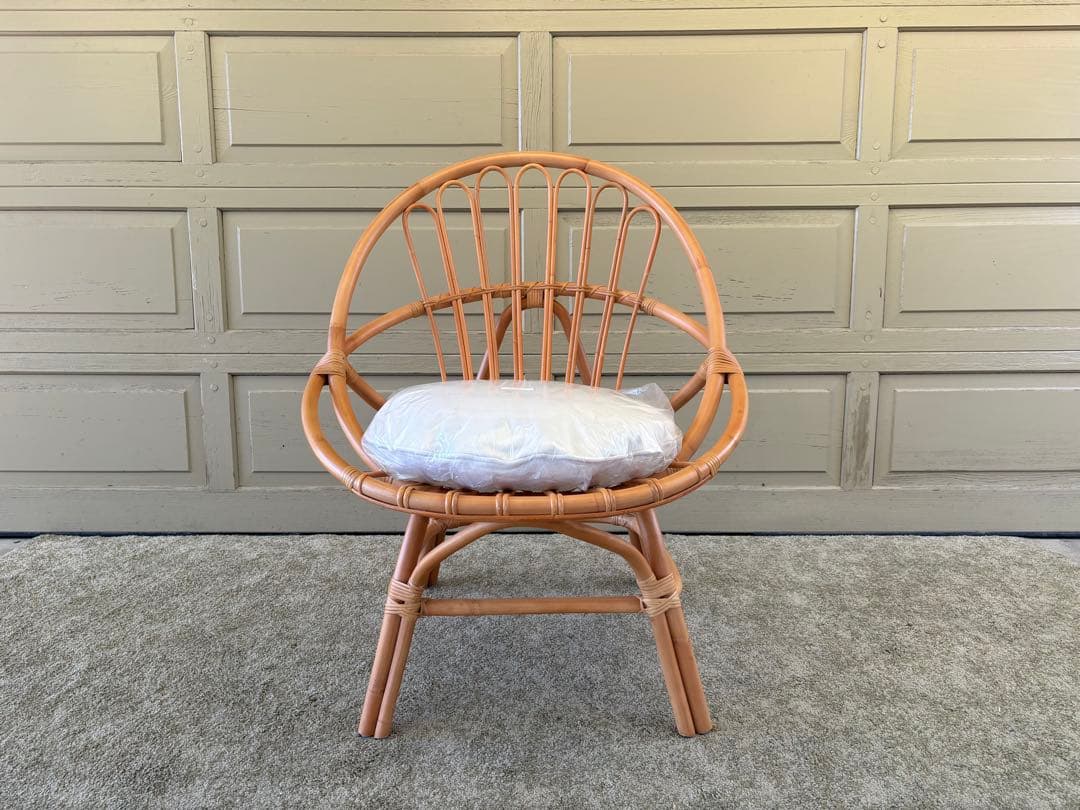 unico ウニコ CAGE カージュ ソファ 1シーター ラタンフレーム 美品