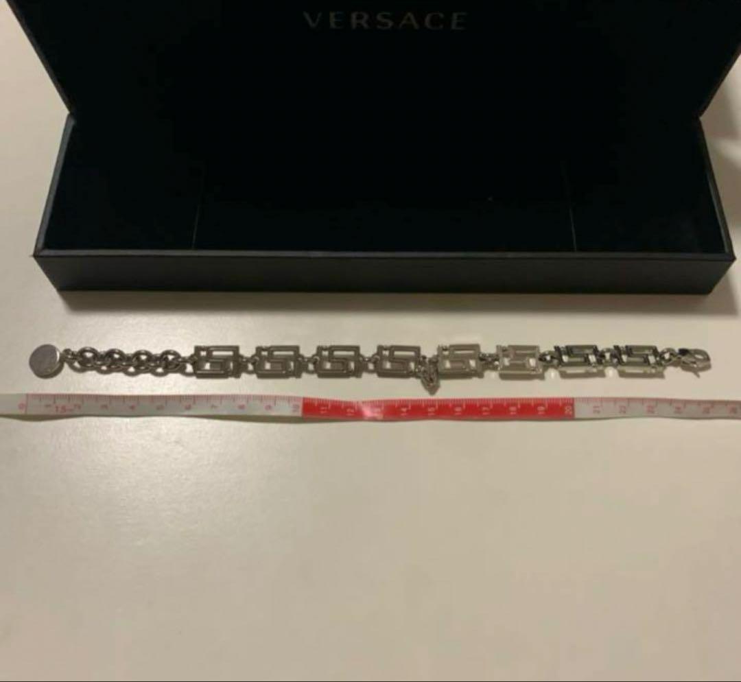 VERSACE グレカ ブレスレット シルバー