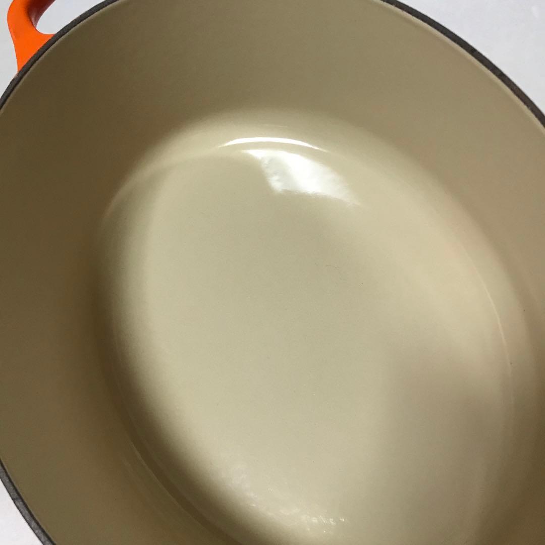 ル　クルーゼ　ココットオーバル　オレンジ　27㎝