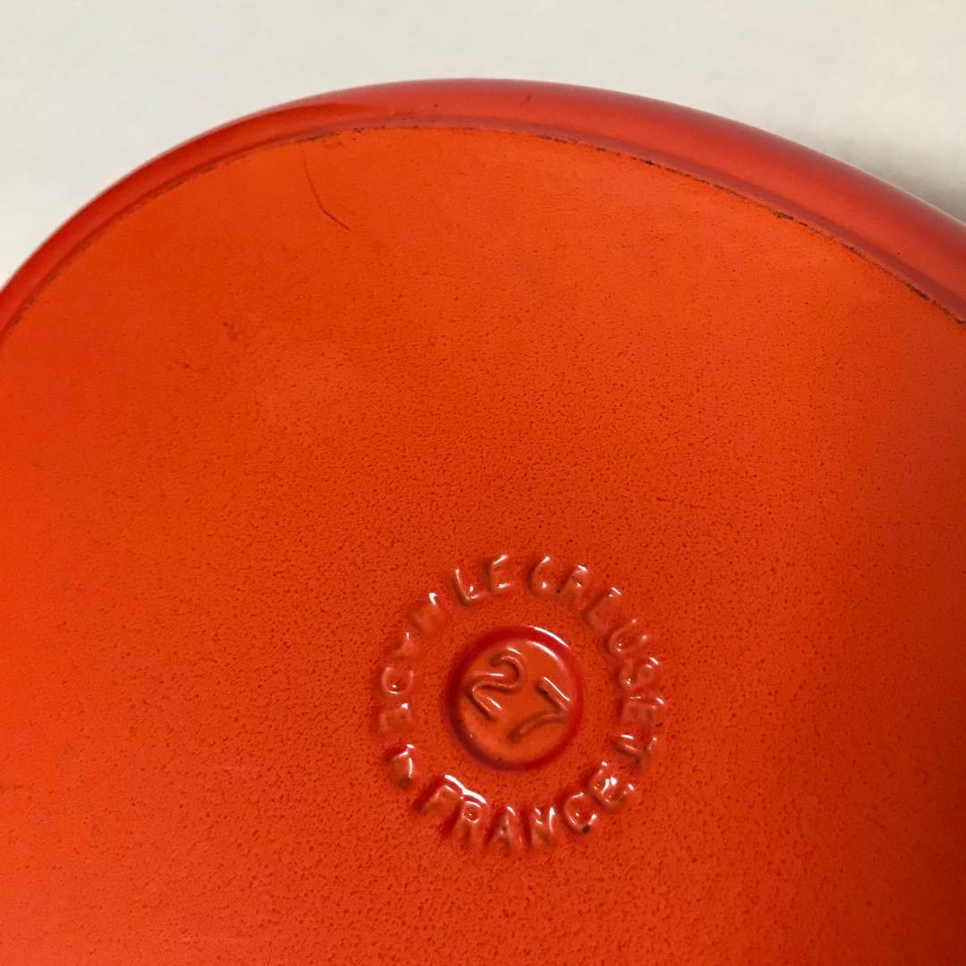 ル　クルーゼ　ココットオーバル　オレンジ　27㎝