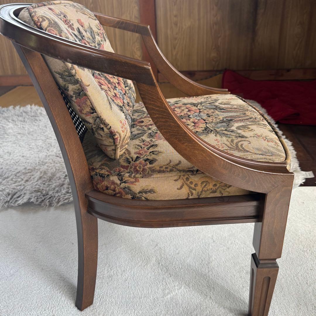 美品★最高級アームチェア★カリモクdomani/ドマーニ 4脚セット　椅子　④