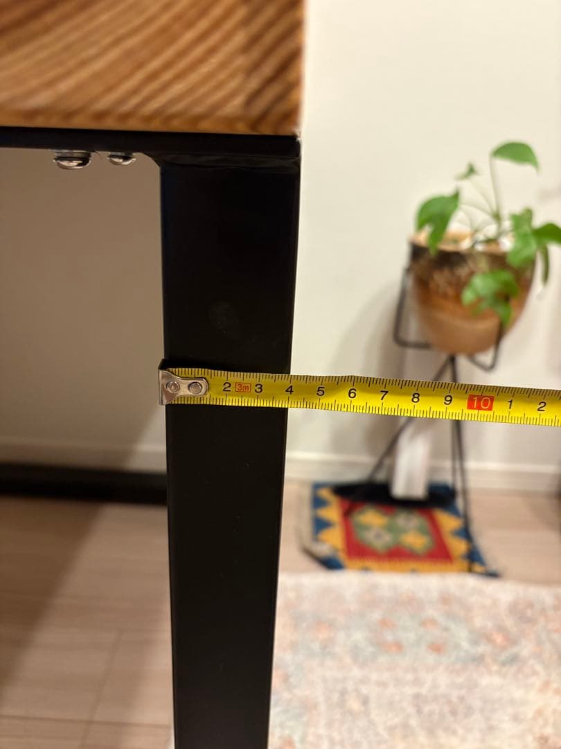 値下げ　KANADEMONO THE TABLE /杉無垢材/100×65