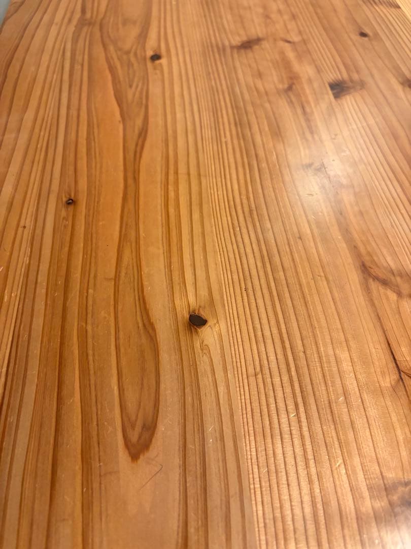 値下げ　KANADEMONO THE TABLE /杉無垢材/100×65