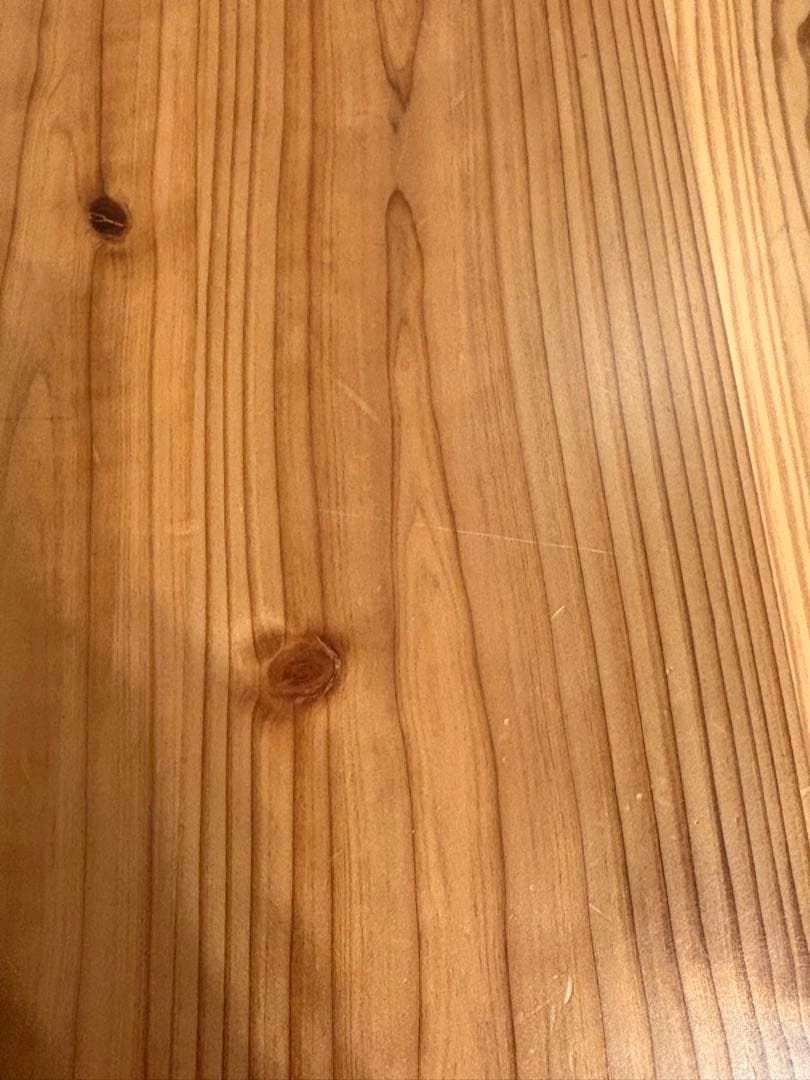 値下げ　KANADEMONO THE TABLE /杉無垢材/100×65