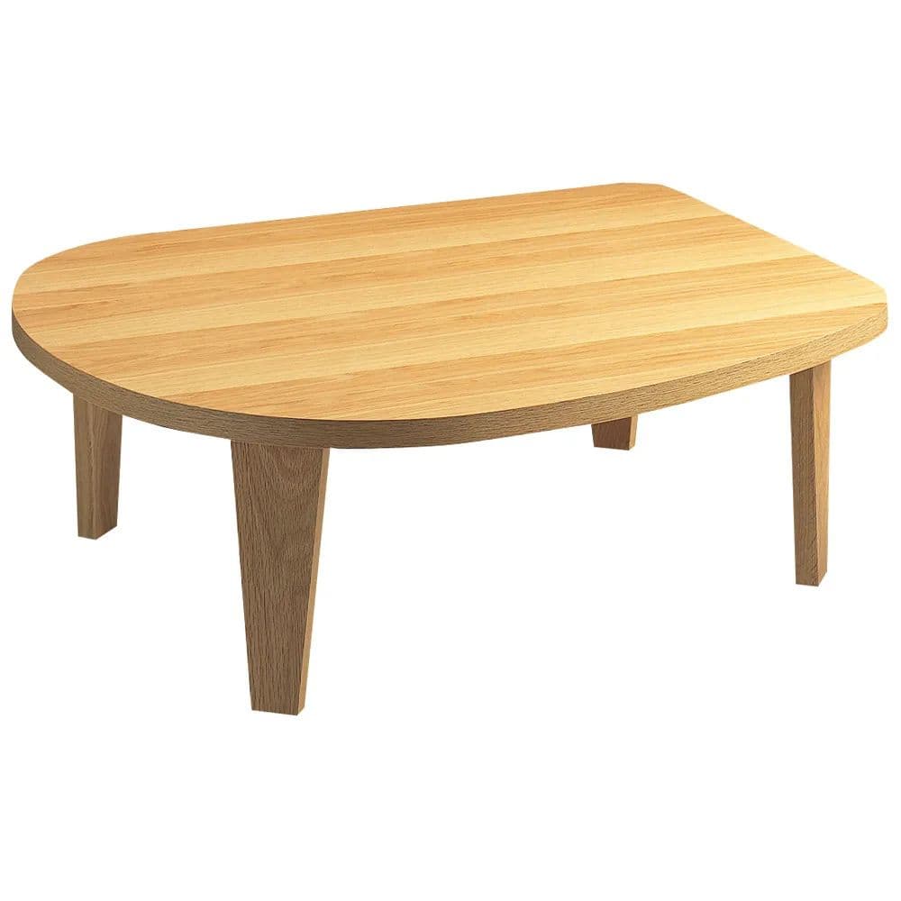 美品　ディノス定価61500円　折りたたみ式楕円形木製テーブル