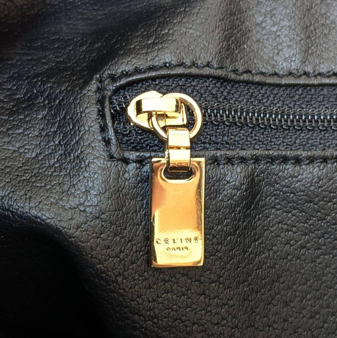 ✨極美品 CELINE 黒マカダム ボストンバッグ 鍵 2way PVC 大容量