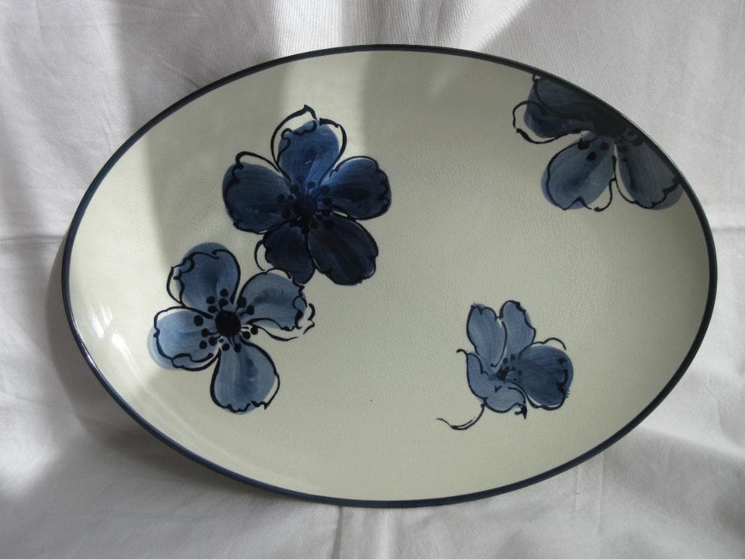 Sango 青い花柄 皿