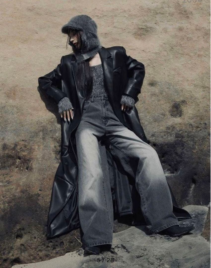 ジャケット・アウター melt the lady leather like trench coat