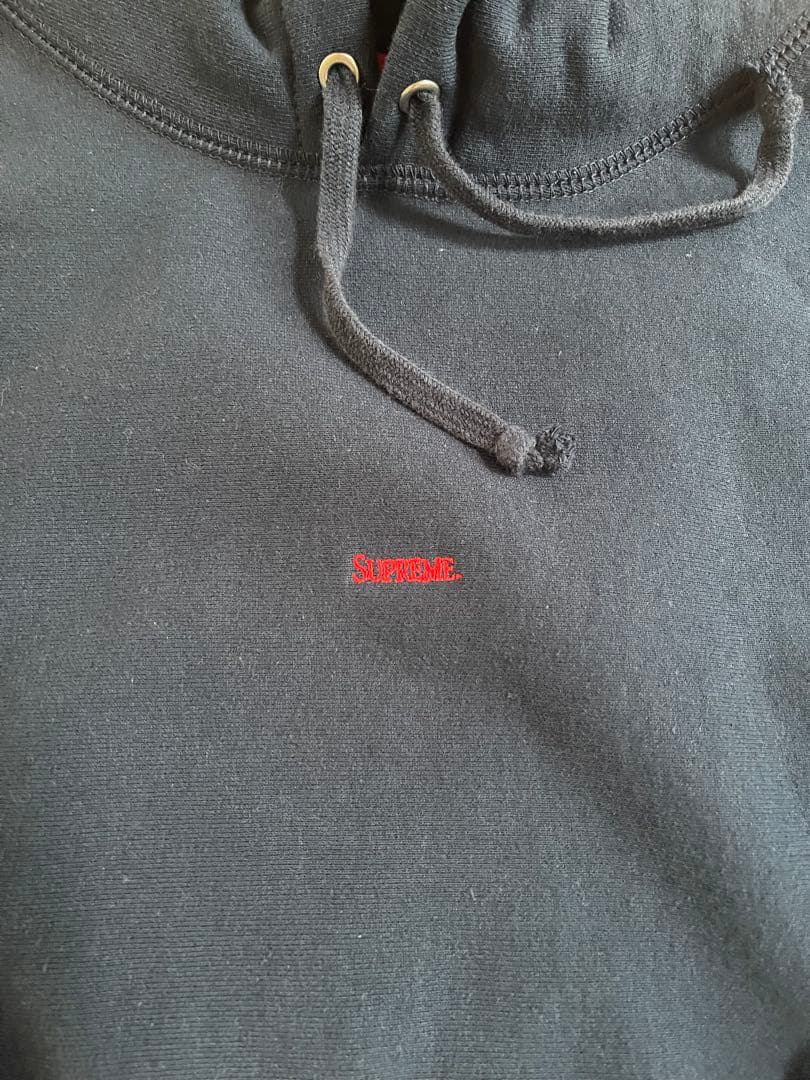 未使用 Supreme Micro Logo Hooded Sweatshirt