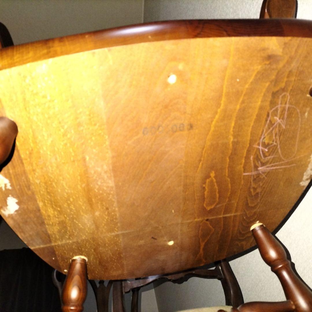 柏木工　アーム　ウインザーチェアー　椅子　ダイニング　チェア