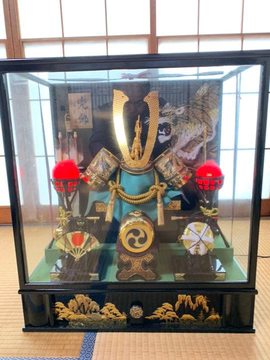 ５月人形彫金兜飾り