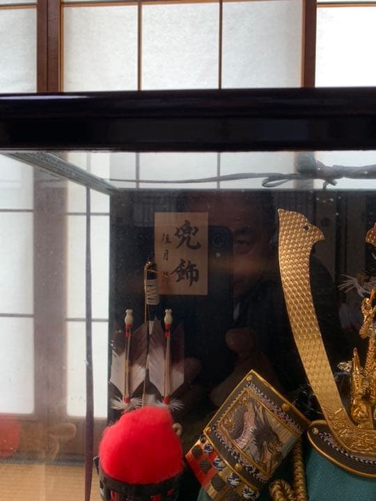 ５月人形彫金兜飾り