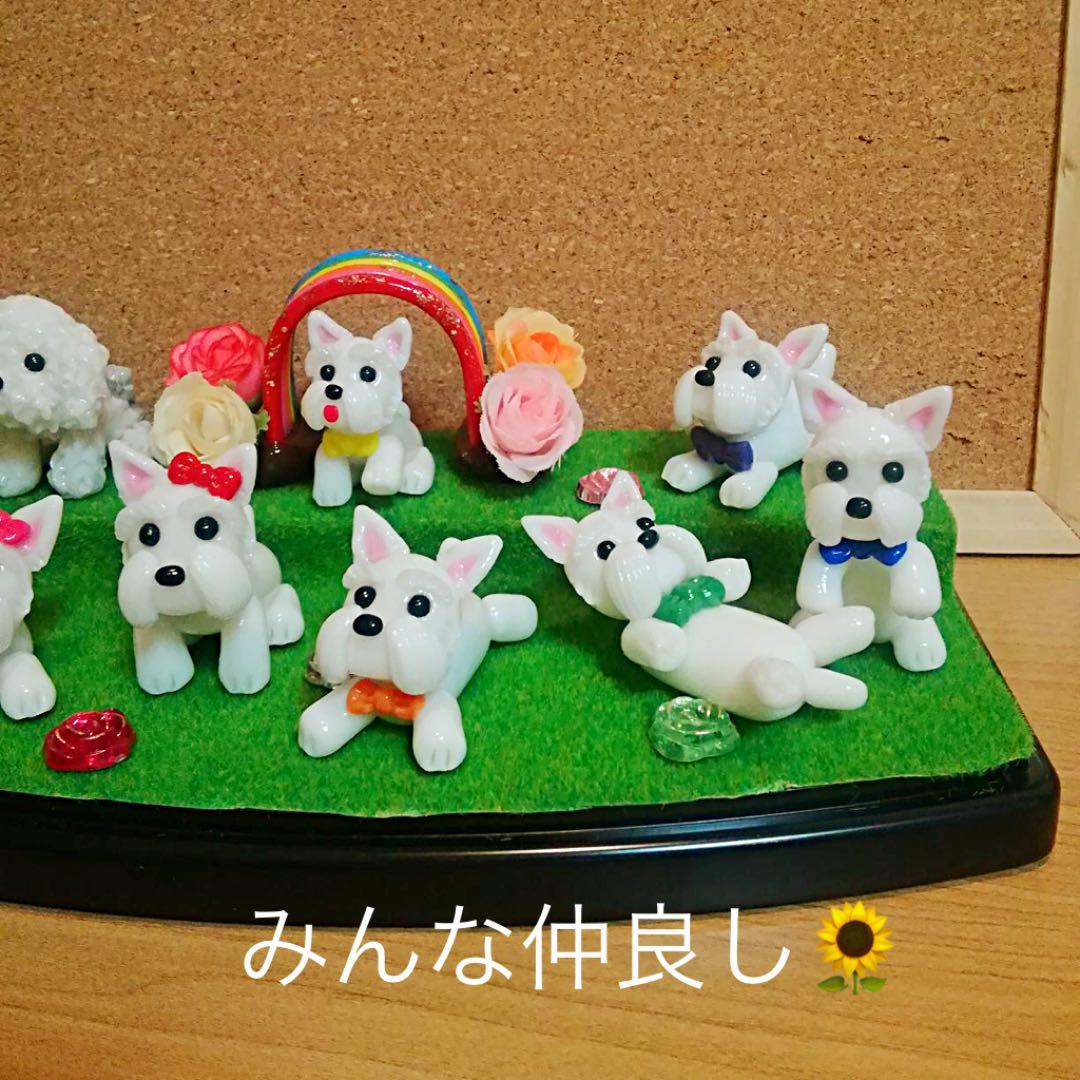 メリーポピンズ様❤ウエストハイランドホワイトテリア 印鑑スタンド ペン立て♡