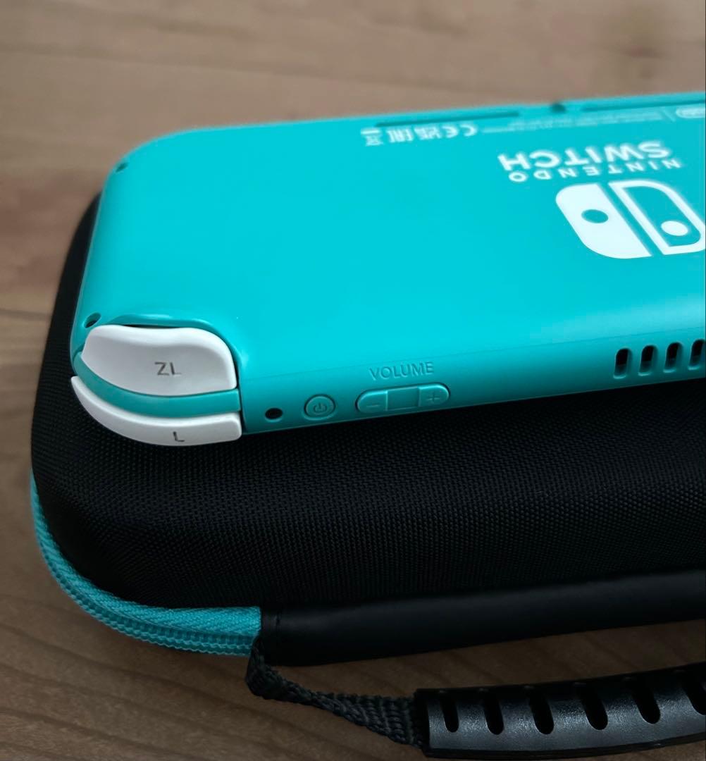 Nintendo Switch Lite ターコイズ本体　SD64、ケース、付き