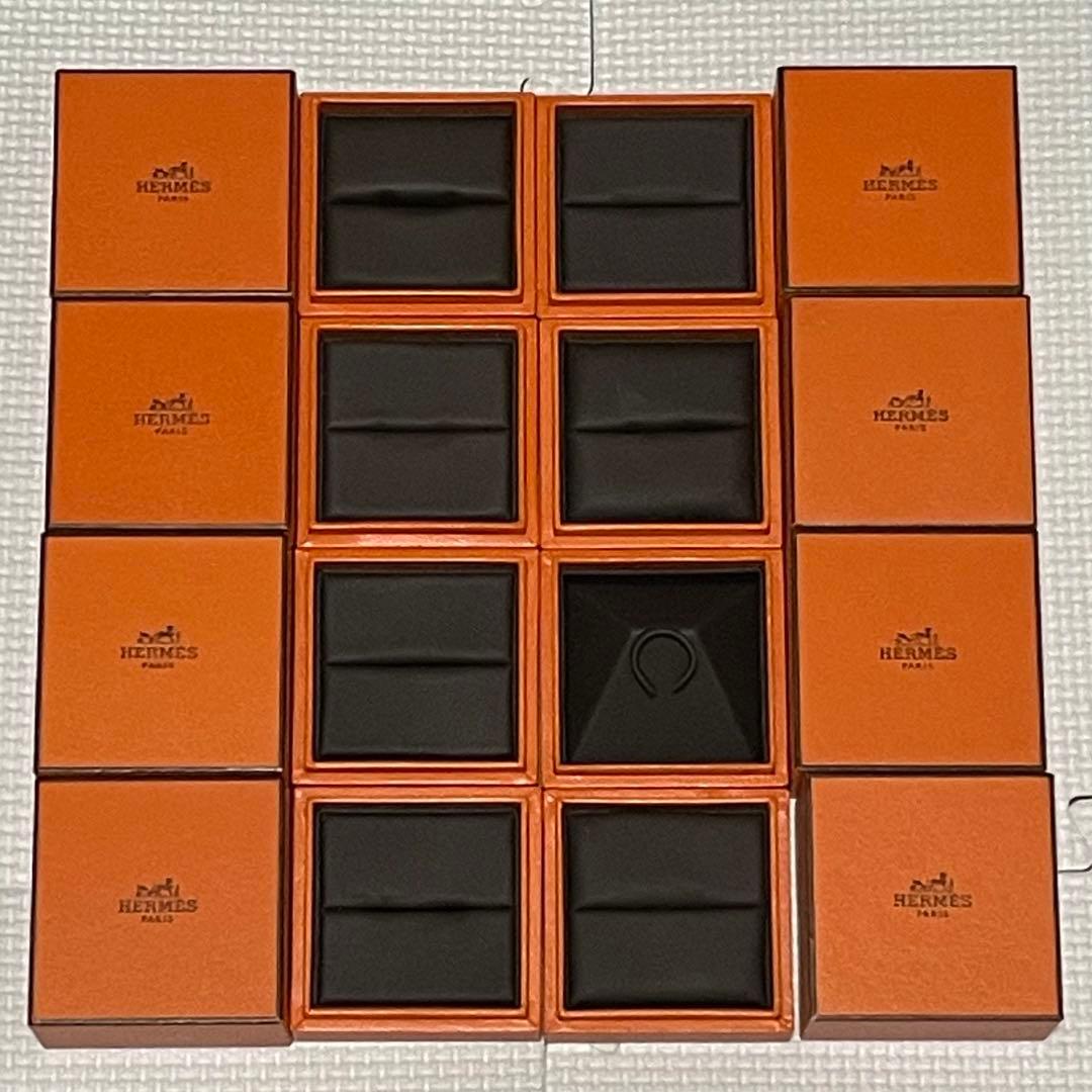 極美品 エルメス リングボックス ８個 セット 空箱 ジュエリーケース 収納箱