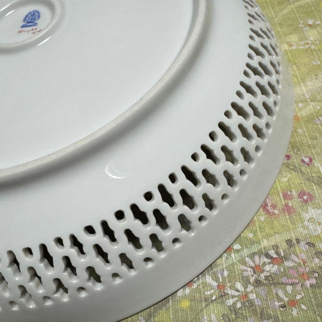 ヘレンド　ロスチャイルドバード　大型透かし彫りボウル　オープンワーク