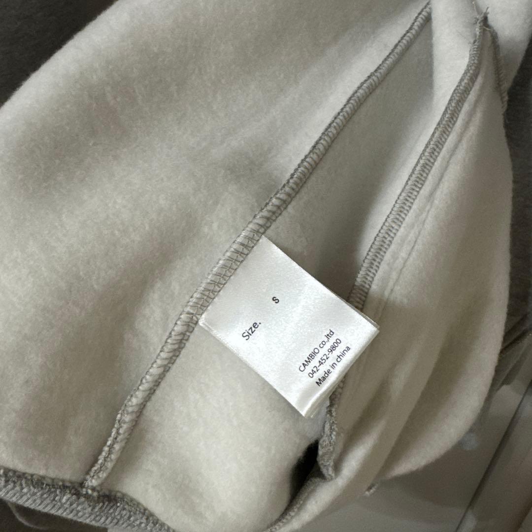 【CAMBIO】ジップパーカー　グレーS サイズ