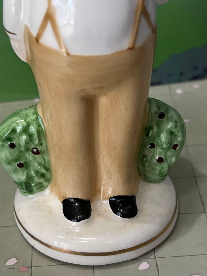 花嫁花婿陶器人形　老夫婦　ウエディングボード飾り