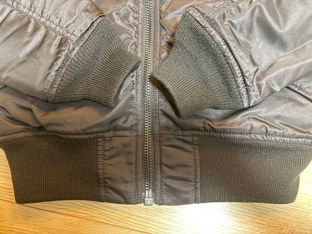 【美品】AVIREX MA-1 フライトジャケットCOMMERCIAL LOGO