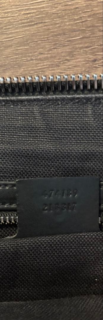 【美品】グッチ ショルダーバッグ レザー×PVC A4可 GG柄 シェリーライン