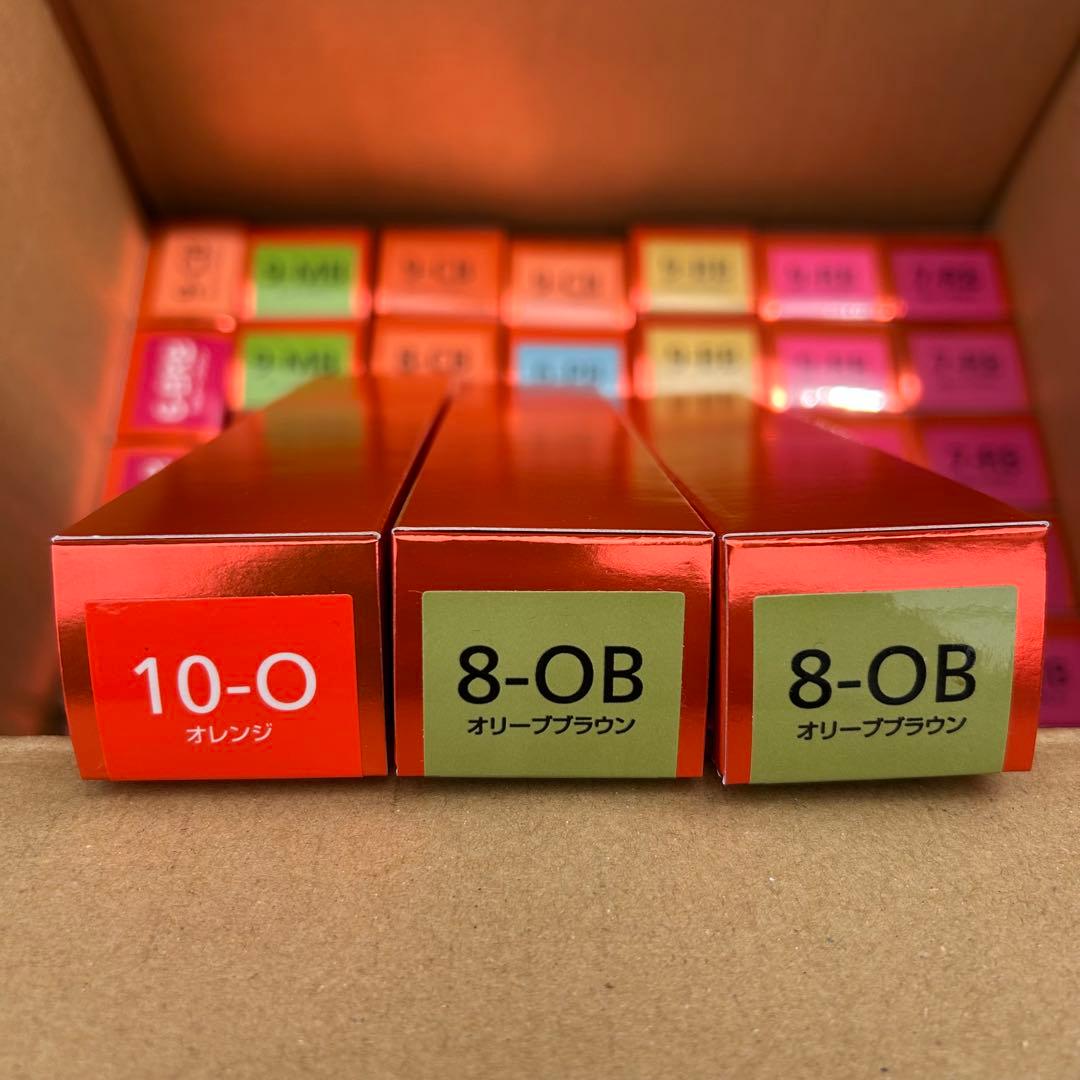 【新品・未使用】アモロス SOLITAIRE piarle カラー剤 44本