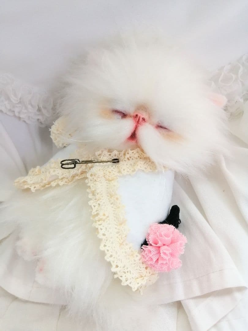 猫ちゃんお出かけパニエ♡エキゾチック子猫ちゃん♡ぬいぐるみ♡セット♡アートドール