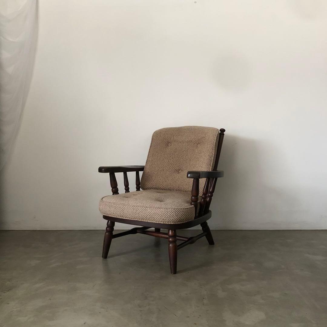 レトロ　アンティーク　ヴィンテージ　古家具　古道具　古民家　キツツキ　ソファ