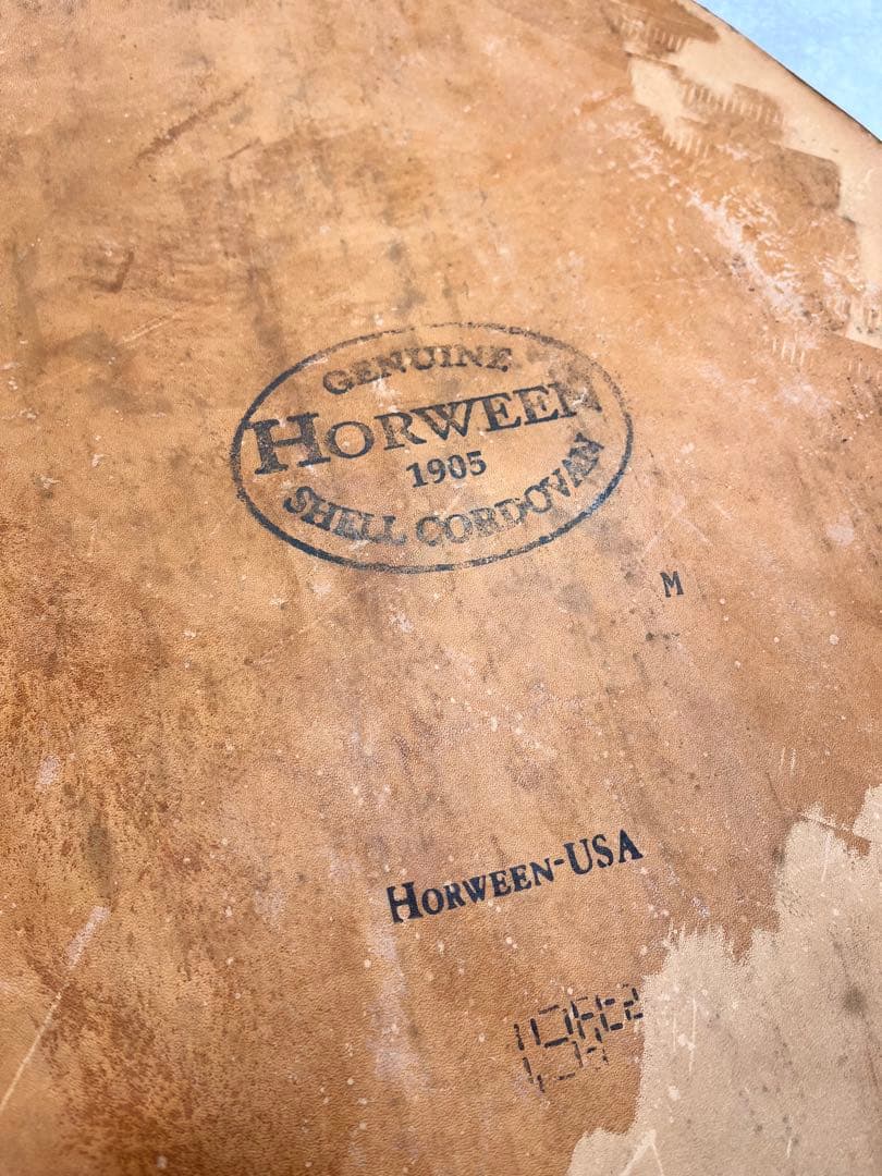 オーダー品　マネークリップ　ホーウィン　シェルコードバン