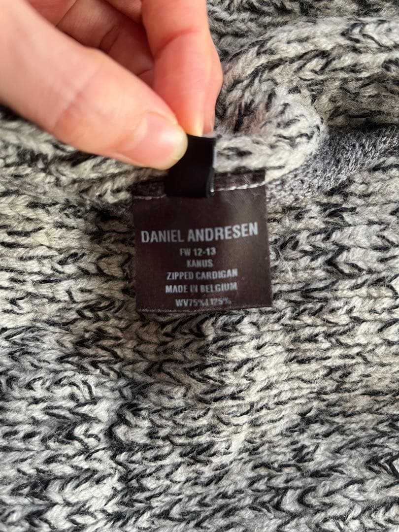Daniel andresn ジップアップカーディガン
