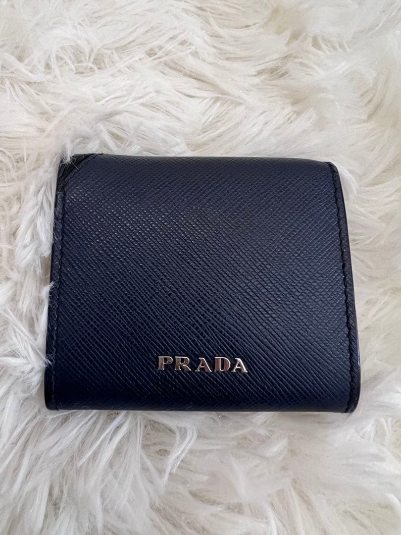 新品 PRADA SAFFIANO ROBOT ネイビー ケース メンズ