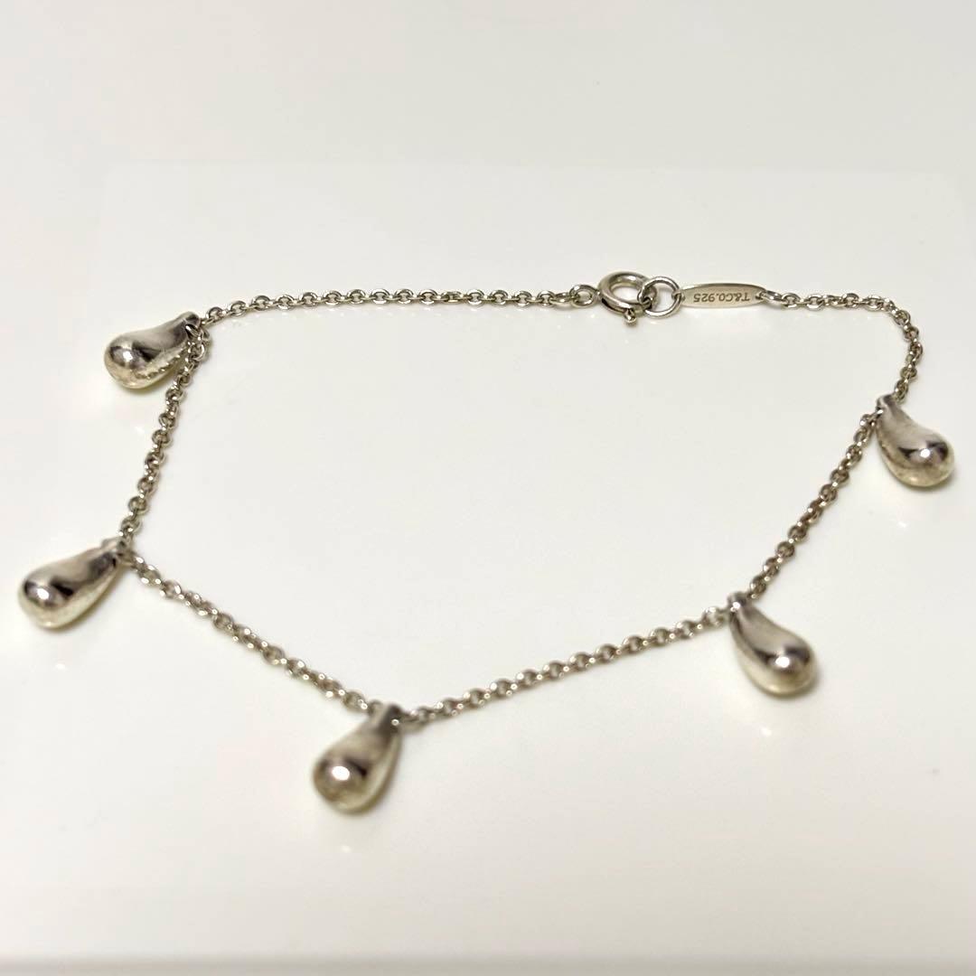 ティファニー ブレスレット 5P ティアドロップ