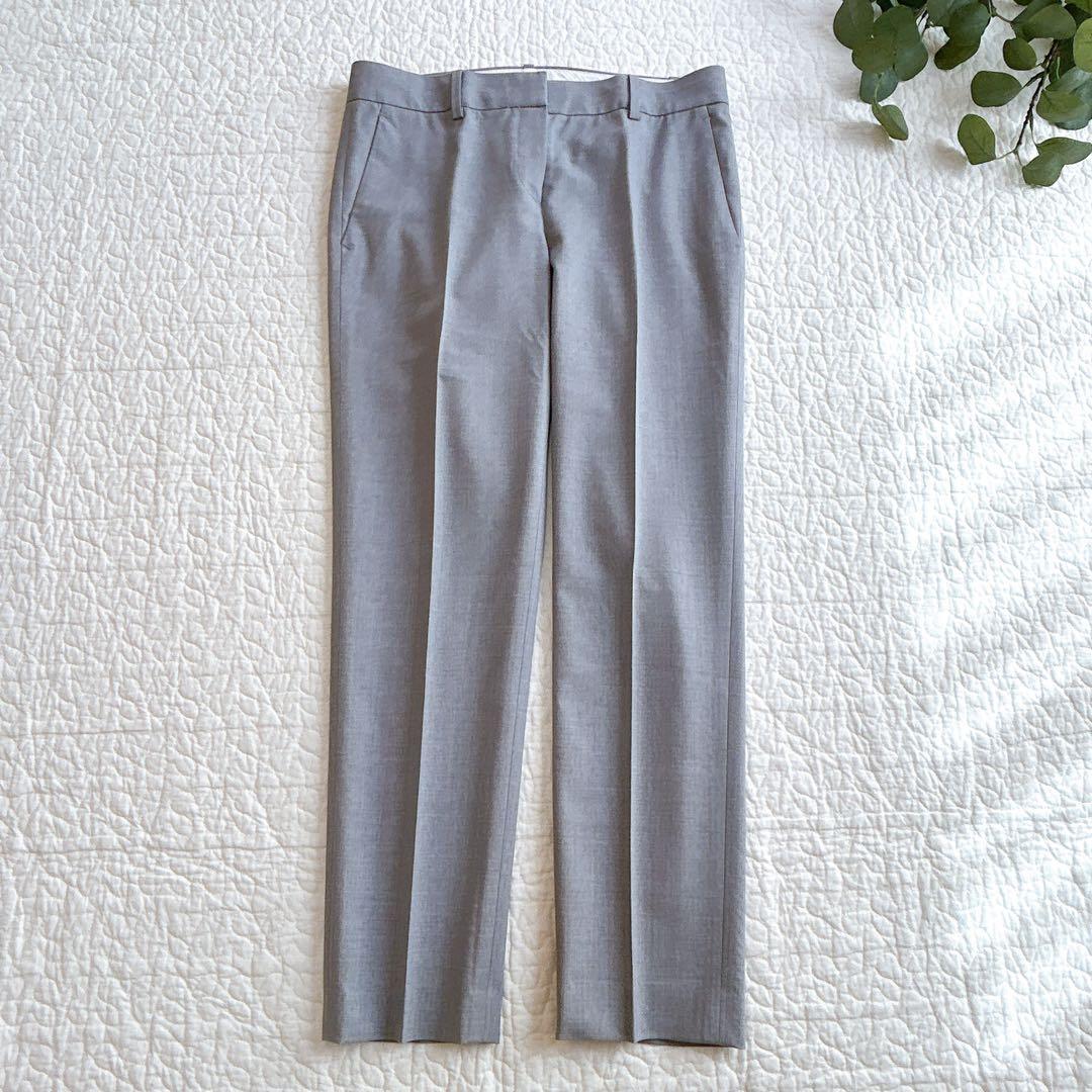 セオリー TAILOR LANAI パンツスーツ セットアップ ノーカラー L