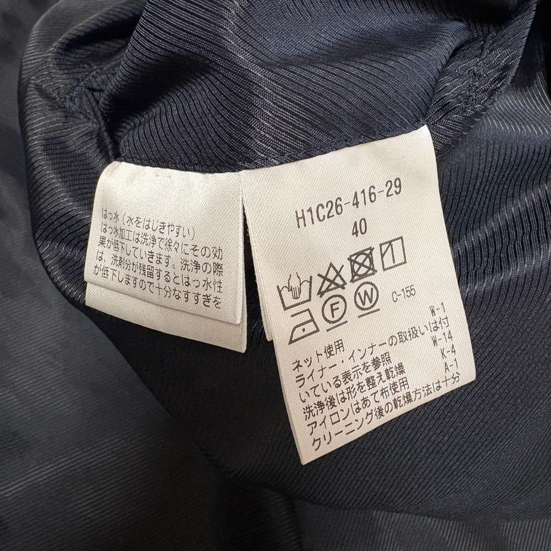 【洗える】美品マッキントッシュフィロソフィー　ヘリンボーン柄ライナー付コート