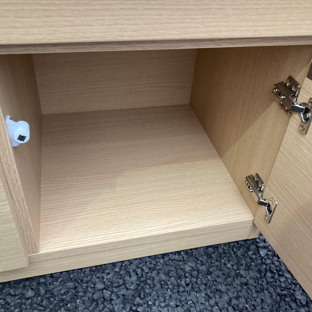 三幸ジャパン キッチンカウンター キッチンボード 幅120 ナチュラル