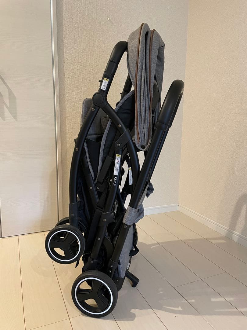 コロ⭐︎KATOJI ベビーカー グレー 二人乗り　2-Seater