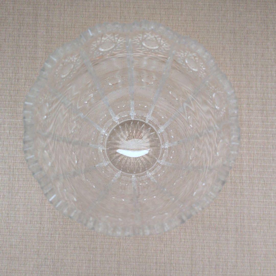 ボヘミアクリスタル 花瓶　フラワーベース