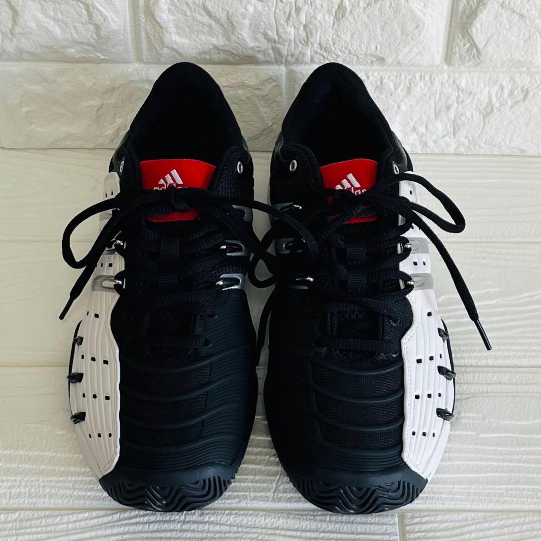 【未使用級】adidas バリケード5 クラシック黒赤白 SIZE 26cm