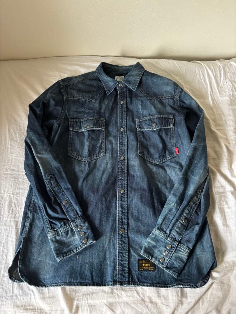 WTAPS デニムシャツ 151GWDT-SHM09 インディゴ