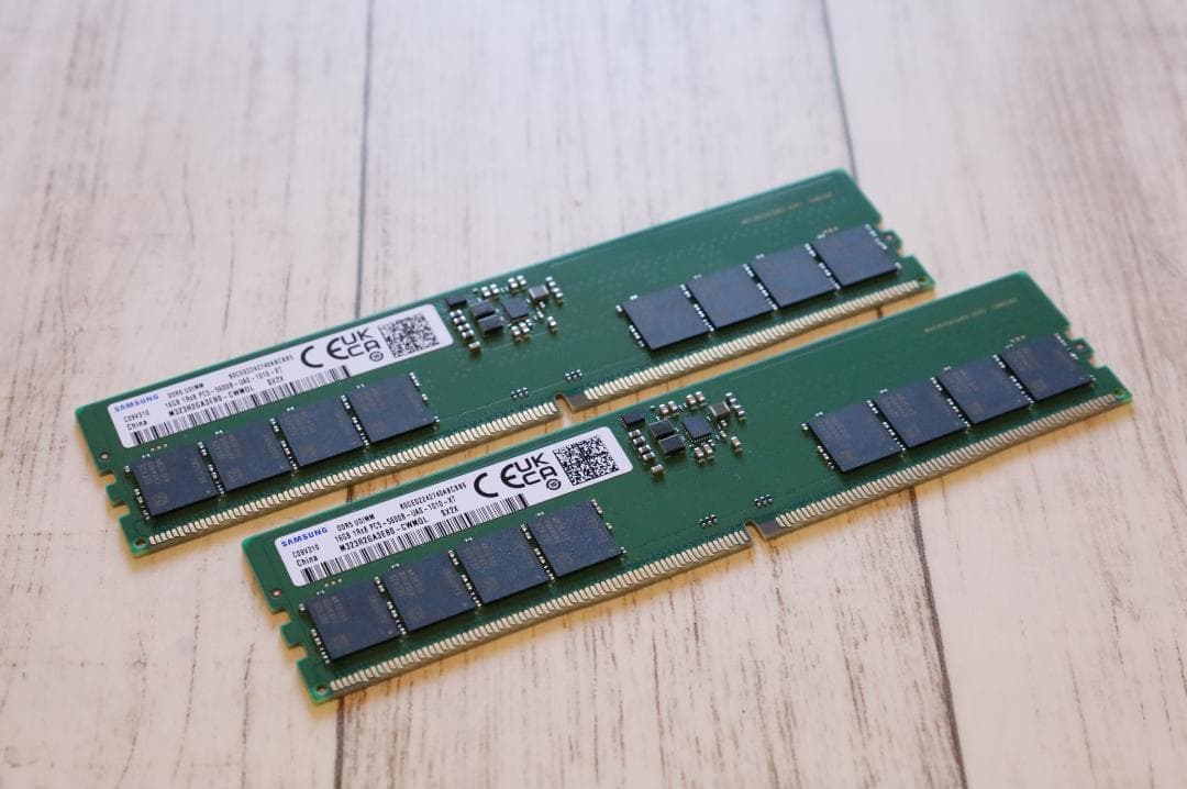 【動作確認済】SAMSUNG DDR5-5600 32GB (16GBx2)