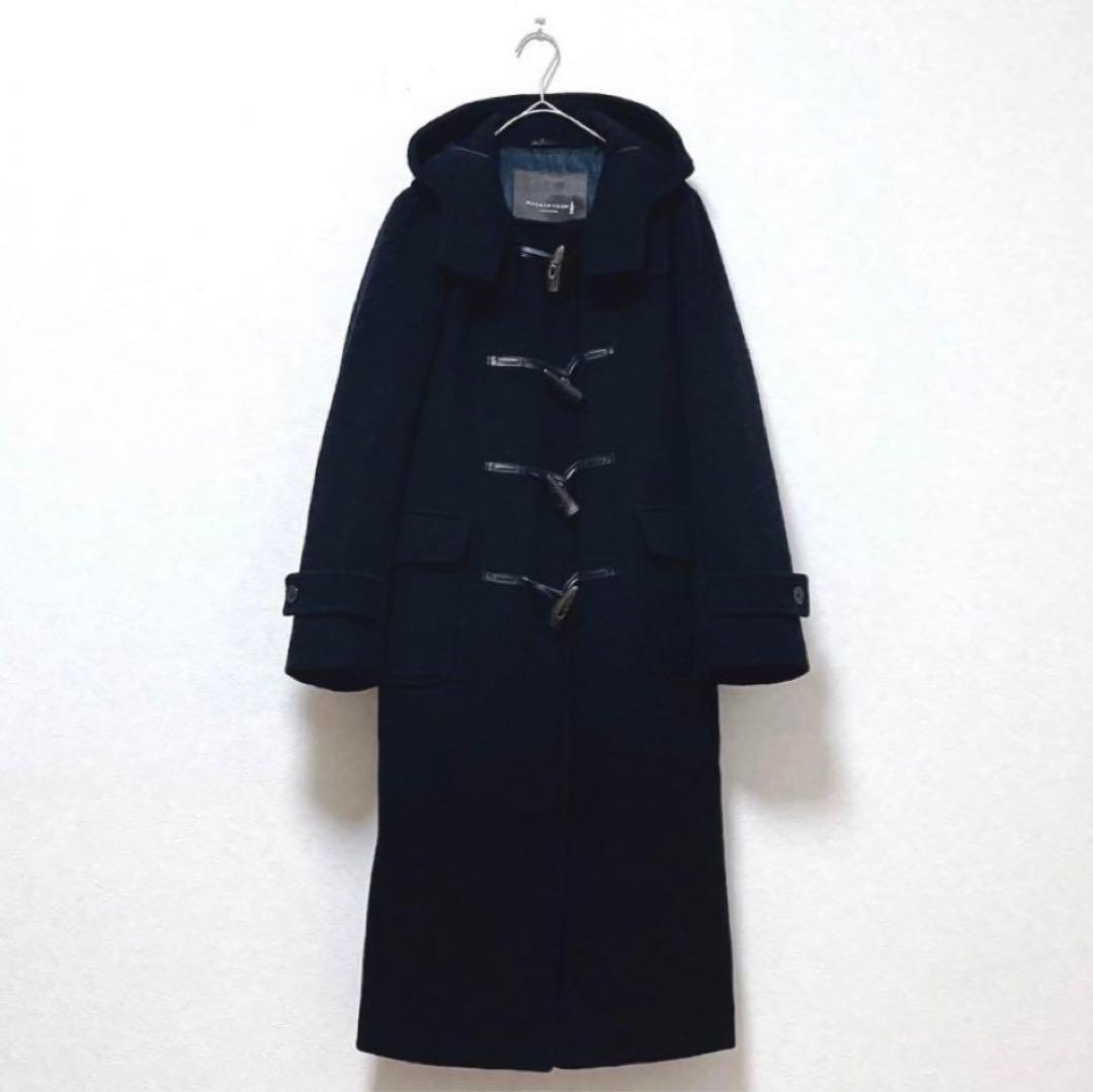 美品✨マッキントッシュ ダッフルコート 黒 ウール