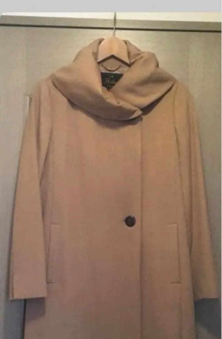 ♬【ロロピアーナ 】【23区】ウール コート キャメル ベージュ