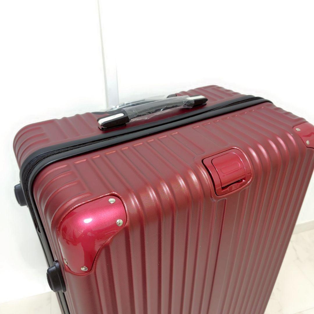 スーツケース キャリーバッグ キャリーケース 超軽量 Lサイズ　赤