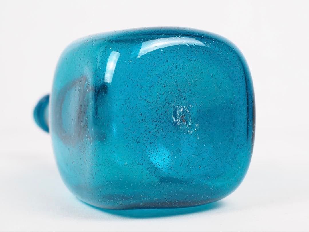 倉敷ガラス 小谷眞三 角瓶 花瓶 一輪挿し 民藝 民芸