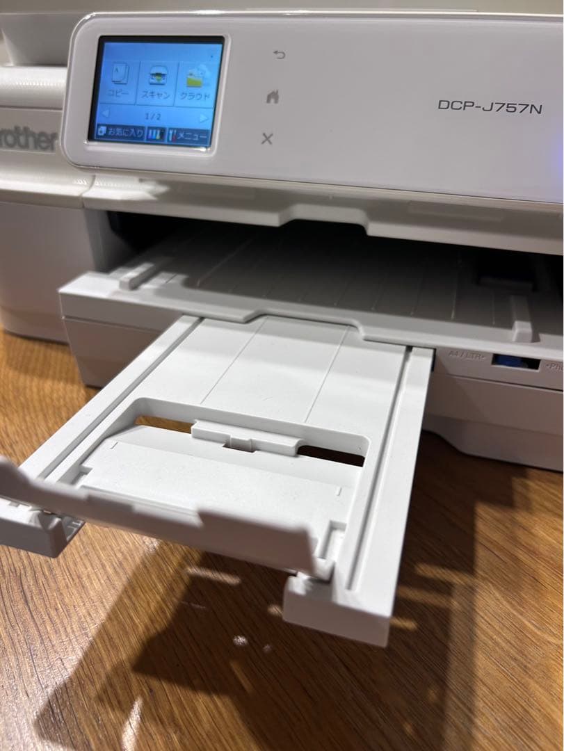 【美品】ブラザー・インクジェットプリンター複合機　DCP-J757N ホワイト